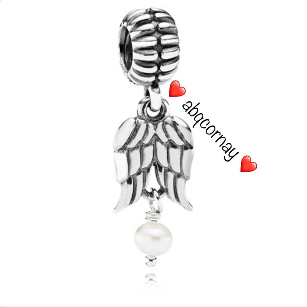 ‼️ SALE ‼️ EUC Pandora 790975P Sterling Silver Guardian Angel Dangle Bead